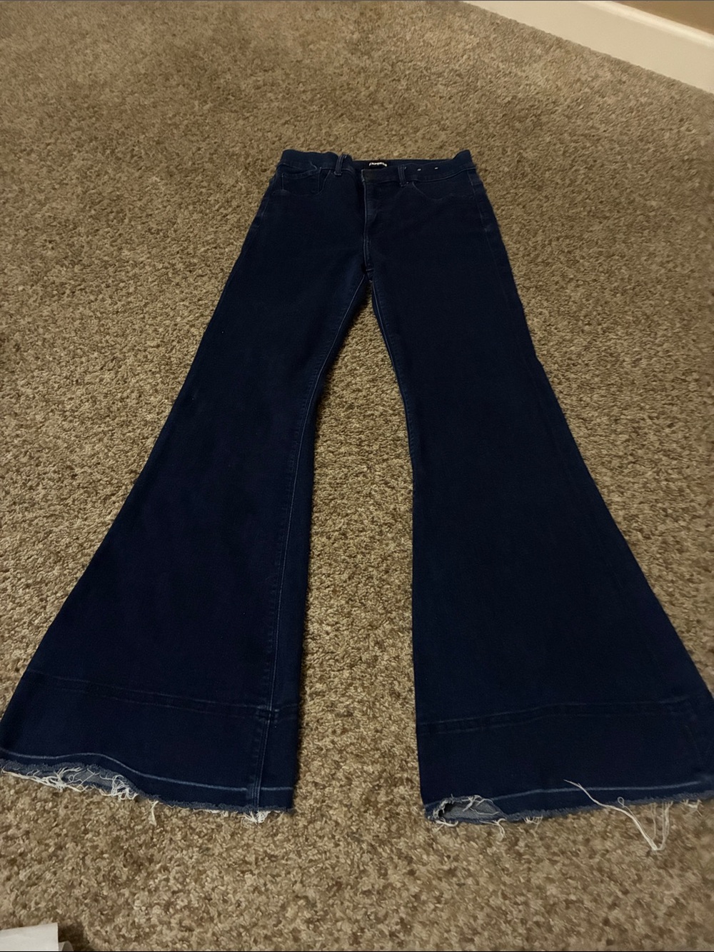 Express Bell Flare  high rise stretch size 6